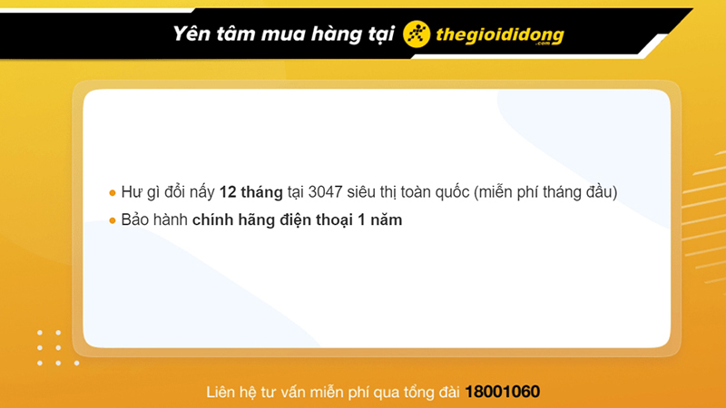Ch&iacute;nh s&aacute;ch bảo h&agrave;nh khi mua điện thoại Vivo tại TGDĐ