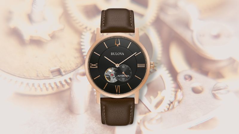 Mẫu đồng hồ Bulova sở hữu thiết kế đơn giản nhưng vô cùng sang trọng
