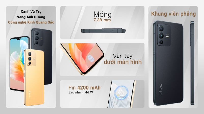Vivo V23 5G l&agrave; mẫu điện thoại rất đ&aacute;ng mua trong ph&acirc;n kh&uacute;c cận cao cấp