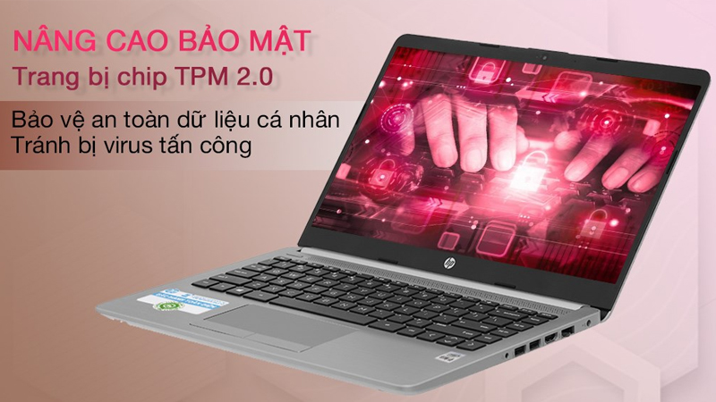 Laptop HP 240 G8 i3 1005G1 c&oacute; t&iacute;nh bảo mật tốt