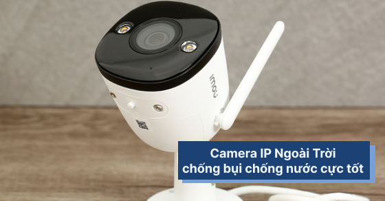 Camera IP Ngoài Trời 2MP Imou Bullet 2E-D chống bụi chống nước cực tốt