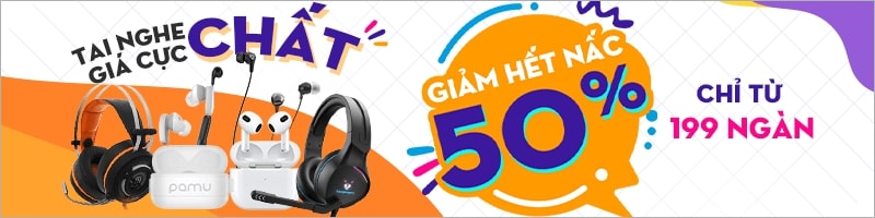 Khuyến m&atilde;i tai nghe gi&aacute; sốc tại Thế Giới Di Động