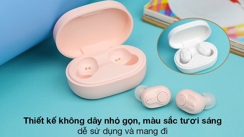 Thiết kế nhỏ gọn cùng với nhiều gam màu tươi sáng