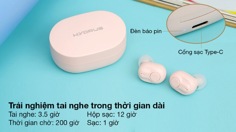 Dung lượng pin lớn, hỗ trợ hoạt động được nhiều giờ liên tục