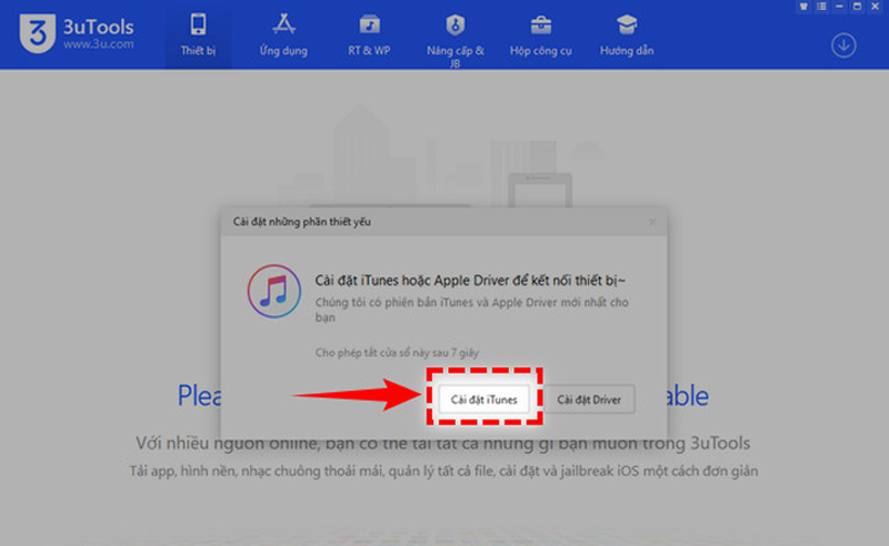 C&agrave;i đặt iTunes cho iPhone 13 để tắt nguồn qua phần mềm m&aacute;y t&iacute;nh