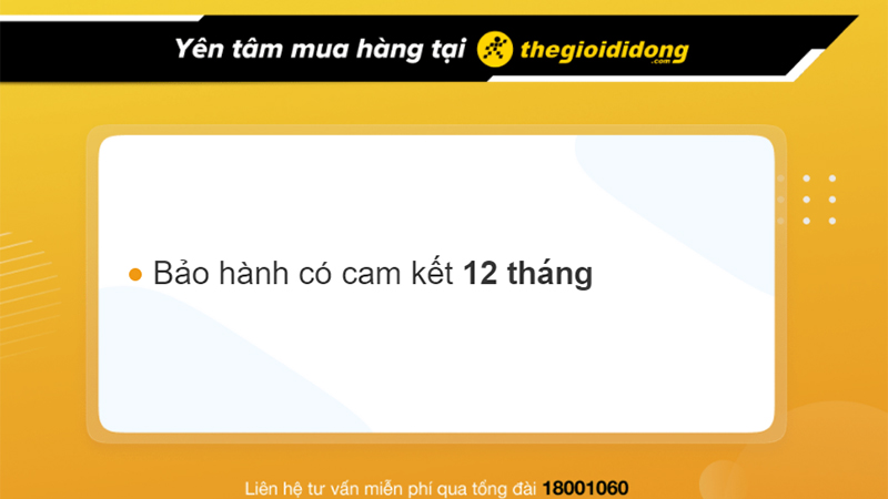 Chính sách bảo hành tại Thế Giới Di Động