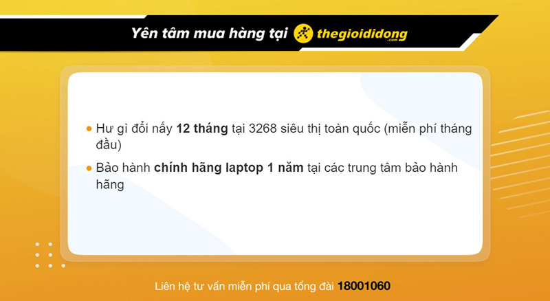 Chính sách bảo hành tại Thế Giới Di Động