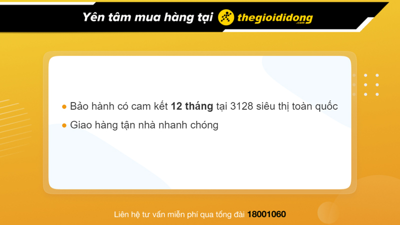 Chính sách bảo hành tai nghe tại TGDĐ