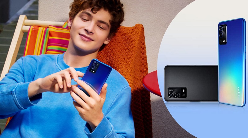 2 phi&ecirc;n bản m&agrave;u tr&ecirc;n điện thoại OPPO A55