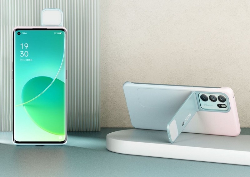 Cụm camera trước v&agrave; sau của OPPO Reno6
