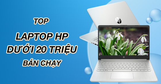 Top 10 laptop HP dưới 20 triệu bán chạy nhất tháng 06/2023 tại TGDĐ