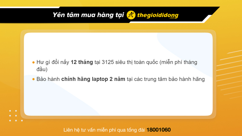 Ch&iacute;nh s&aacute;ch bảo h&agrave;nh laptop tại Thế Giới Di Động