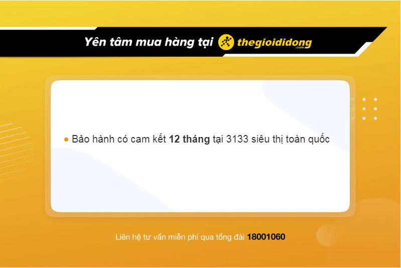 Chính sách bảo hành khi mua cáp điện thoại tại Thế Giới Di Động