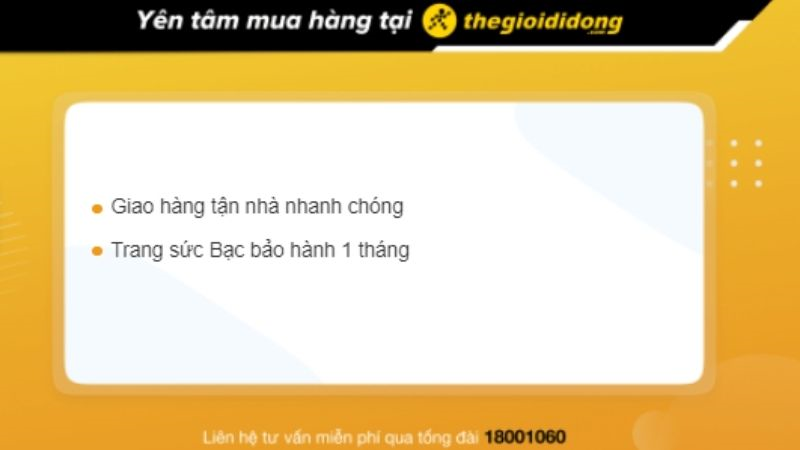 Ch&iacute;nh s&aacute;ch bảo h&agrave;nh charm tại Thế Giới Di Động.