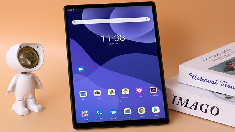 Lenovo Tab M10 - Gen 2 được trang bị con chip MediaTek Helio P22T 8 nhân cùng RAM 2 GB giúp máy có thể xử lý các tác vụ hằng ngày một cách nhanh chóng