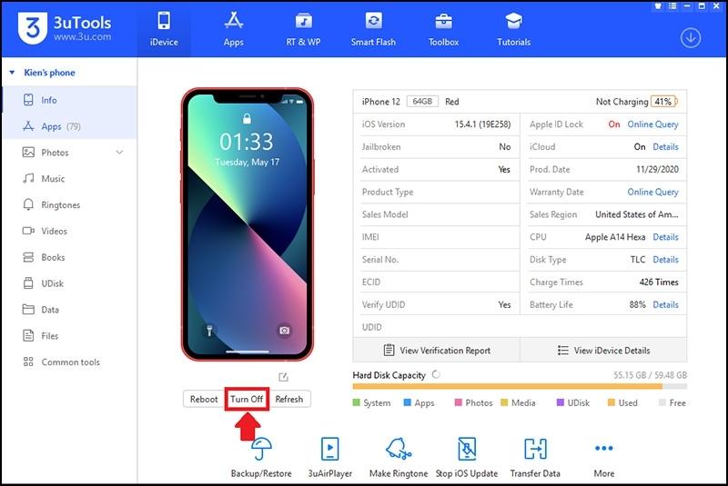 Ảnh minh họa cho cách tắt nguồn iPhone