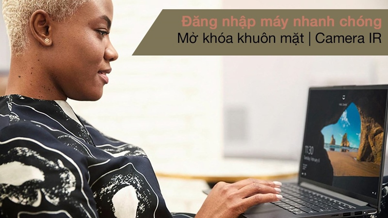 Laptop với khả năng mở kh&oacute;a ấn tượng