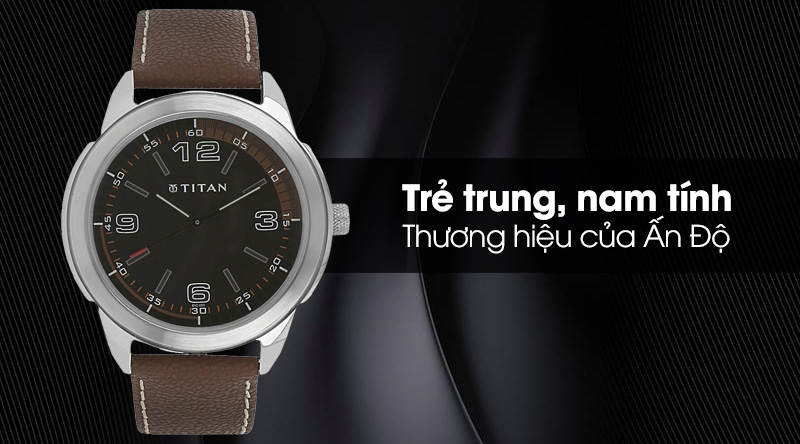 Đồng hồ TITAN 1585SL03 có một thiết kế trẻ trung, nam tính