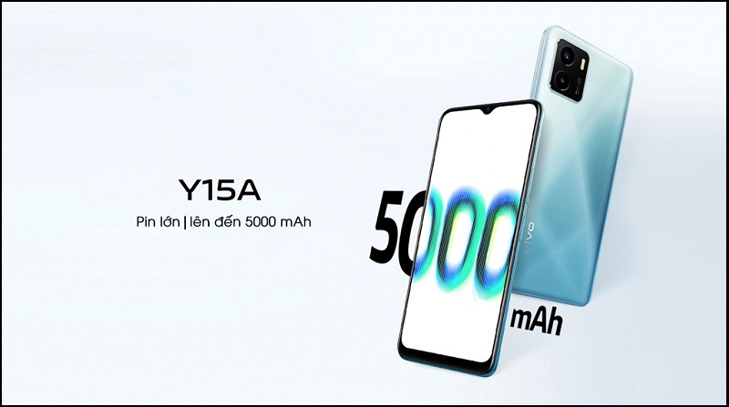Vivo Y15a được trang bị viên pin khủng 5000 mAh