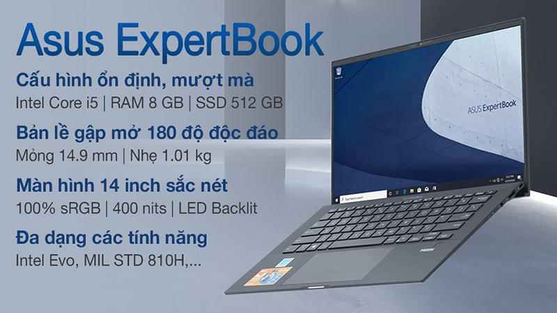 Asus ExpertBook B9400CEA l&agrave; chiếc laptop d&agrave;nh cho doanh nh&acirc;n ch&iacute;nh hiệu