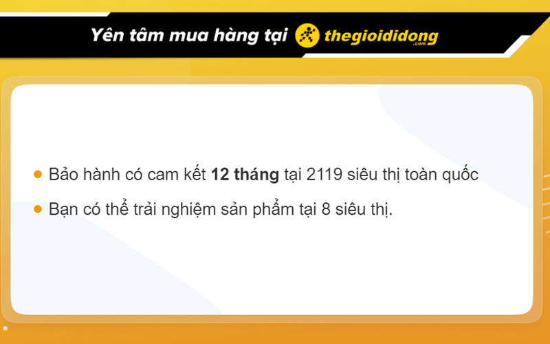 Ch&iacute;nh s&aacute;ch bảo h&agrave;nh Adapter tại Thế Giới Di Động