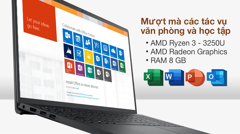 Laptop 15.6 inch thiết kế đẹp, phục vụ giới học sinh, văn phòng