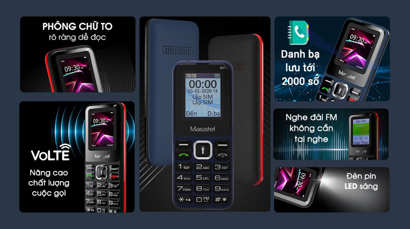 Masstel IZI 10 4G có giao diện đơn giản, dễ dùng cho trẻ Masstel IZI 10 4G có giao diện đơn giản, dễ dùng cho trẻ