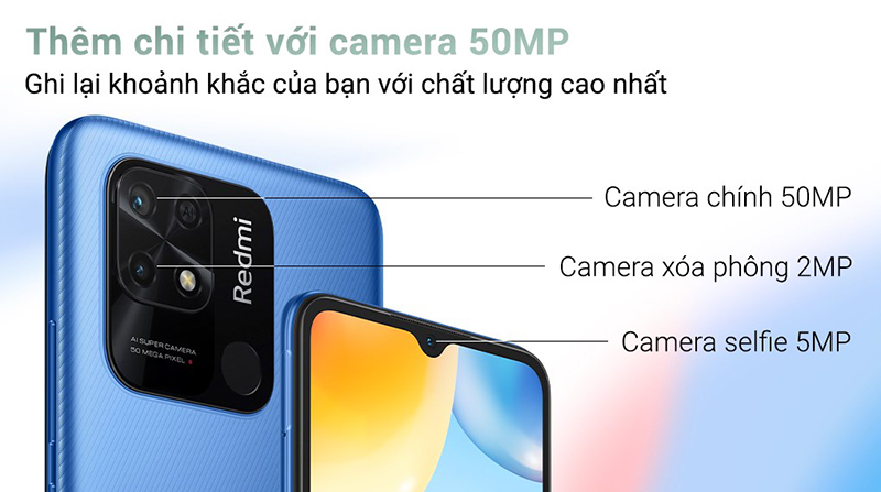 Cụm camera sau được đặt theo ô vuông