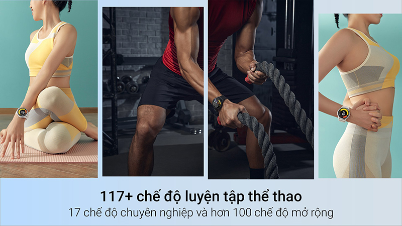 Xiaomi Watch S1 Active được trang bị 117 chế độ tập luyện thể thao
