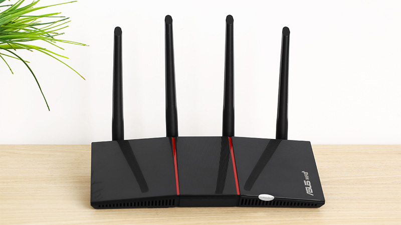 Asus AX55 chuẩn wifi thế hệ thứ 6 cho đường truyền mạnh mẽ