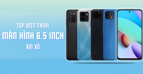 Top 3 điện thoại màn hình 6.5 inch xịn xò nên mua tại Thế Giới Di Động