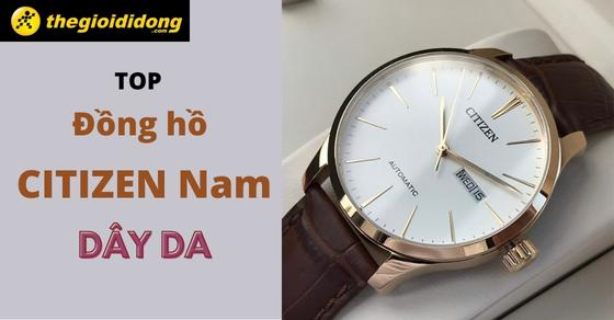 Top 8 đồng hồ Citizen nam dây da giúp bạn tỏa sáng tại AVAJi