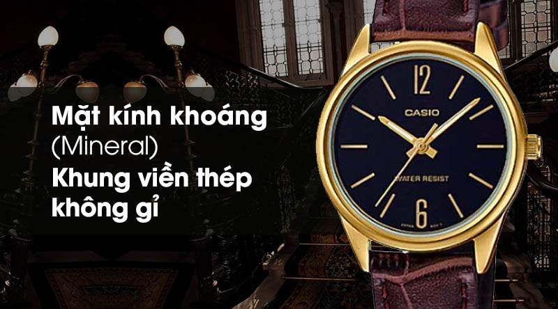 Top 10 đồng hồ nữ Casio dây da chị em nào cũng nên sở hữu