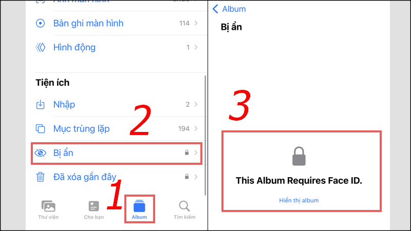 Khóa album ảnh iOS 16: Với iOS 16, bạn hoàn toàn có thể yên tâm bảo vệ ảnh của mình với tính năng khóa album ảnh. Người dùng bên ngoài sẽ không thể truy cập vào các ảnh này nếu không biết mật khẩu của bạn. Đây là một tính năng hữu ích đối với việc bảo vệ thông tin cá nhân và tránh những tình huống không mong muốn.