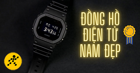 Top 8 đồng hồ điện tử nam đẹp bạn nhất định phải sở hữu tại AVAJi