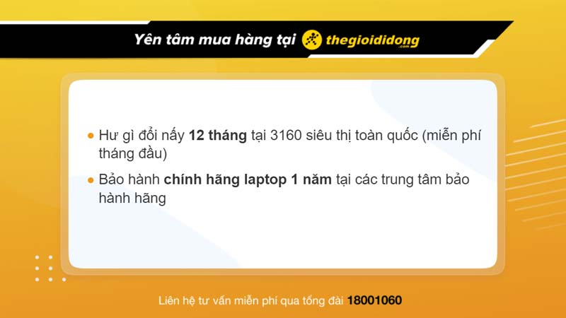 Chính sách bảo hành tại Thế Giới Di Động