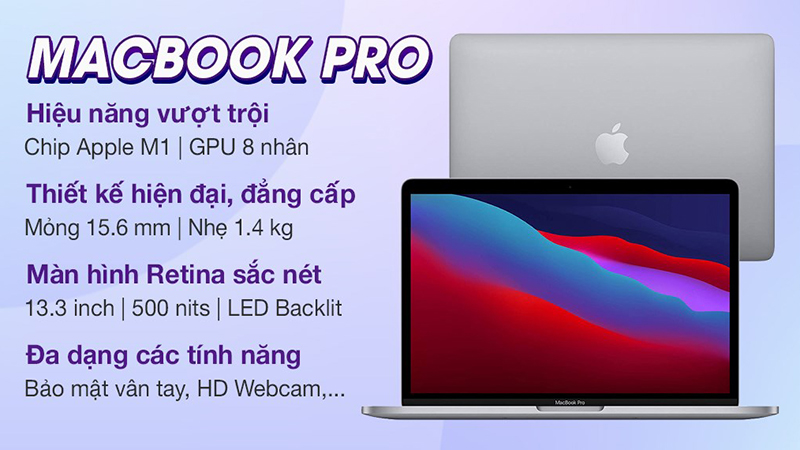Điểm nổi bật trên MacBook Pro M1