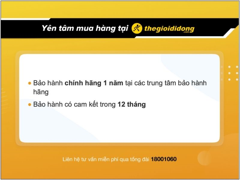 Ch&iacute;nh s&aacute;ch bảo h&agrave;nh tại Thế Giới Di Động