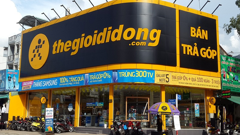 Cửa hàng Thế Giới Di Động có chuỗi cửa hàng khắp toàn quốc