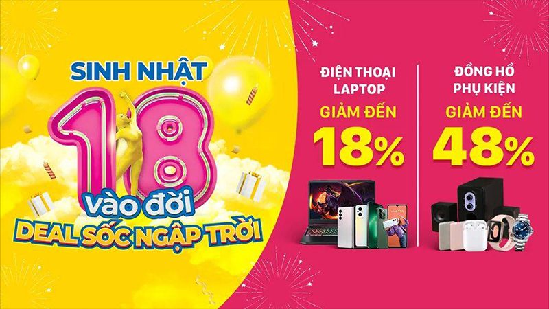 Khuyến mãi phụ kiện, cáp chuyển đổi đồng loạt giảm 20%