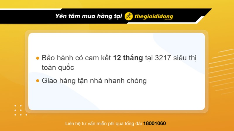 Chính sách bảo hành khi mua cáp chuyển đổi Apple tại Thế Giới Di Động