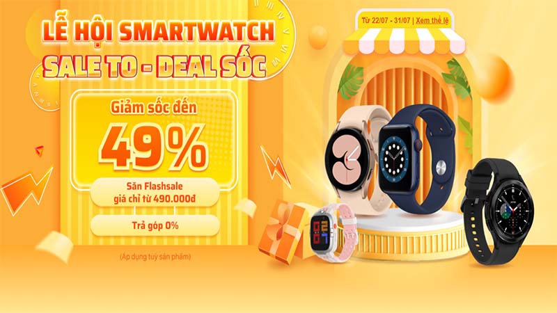 Lễ hội SmartWatch đang diễn ra tại Thế Giới Di Động