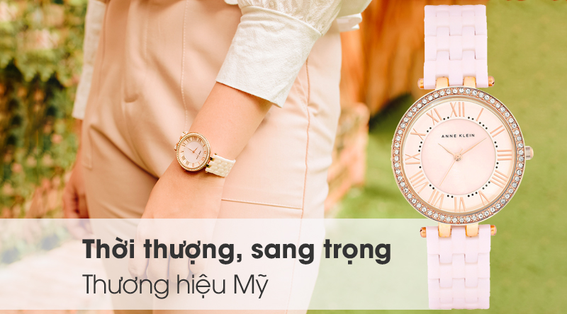 Đồng hồ mang lối thiết kế thời thượng, sang trọng