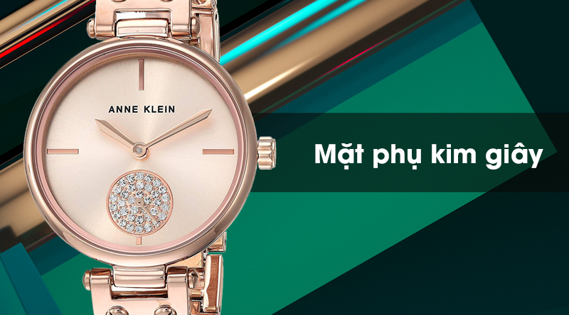 Mặt đồng hồ được trang bị một mặt phụ cho biết thông tin về giây