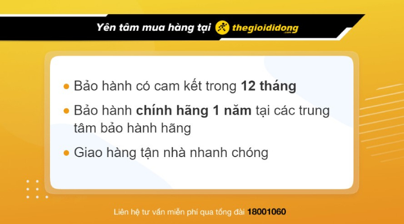 Ch&iacute;nh s&aacute;ch bảo h&agrave;nh hấp dẫn