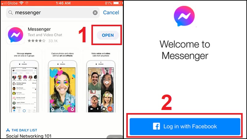 Cách khắc phục lỗi không đăng nhập Facebook, Messenger trên iPhone