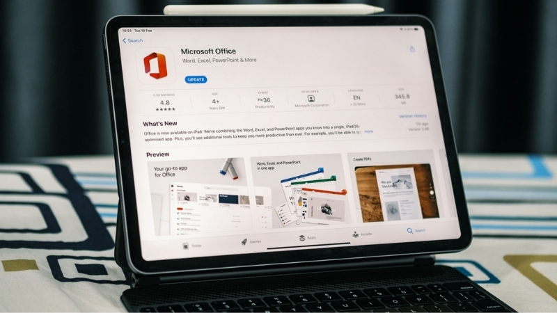 Tải ứng dụng Word, Excel, PowerPoint trên máy tính bảng