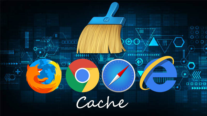  Xóa cache và bộ nhớ đệm