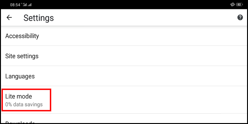 Chặn quảng cáo Google Chrome trên điện thoại bằng chế độ tiết kiệm dữ liệu