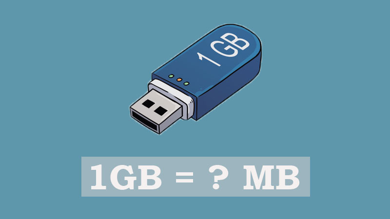 1 GB bằng bao nhiêu MB